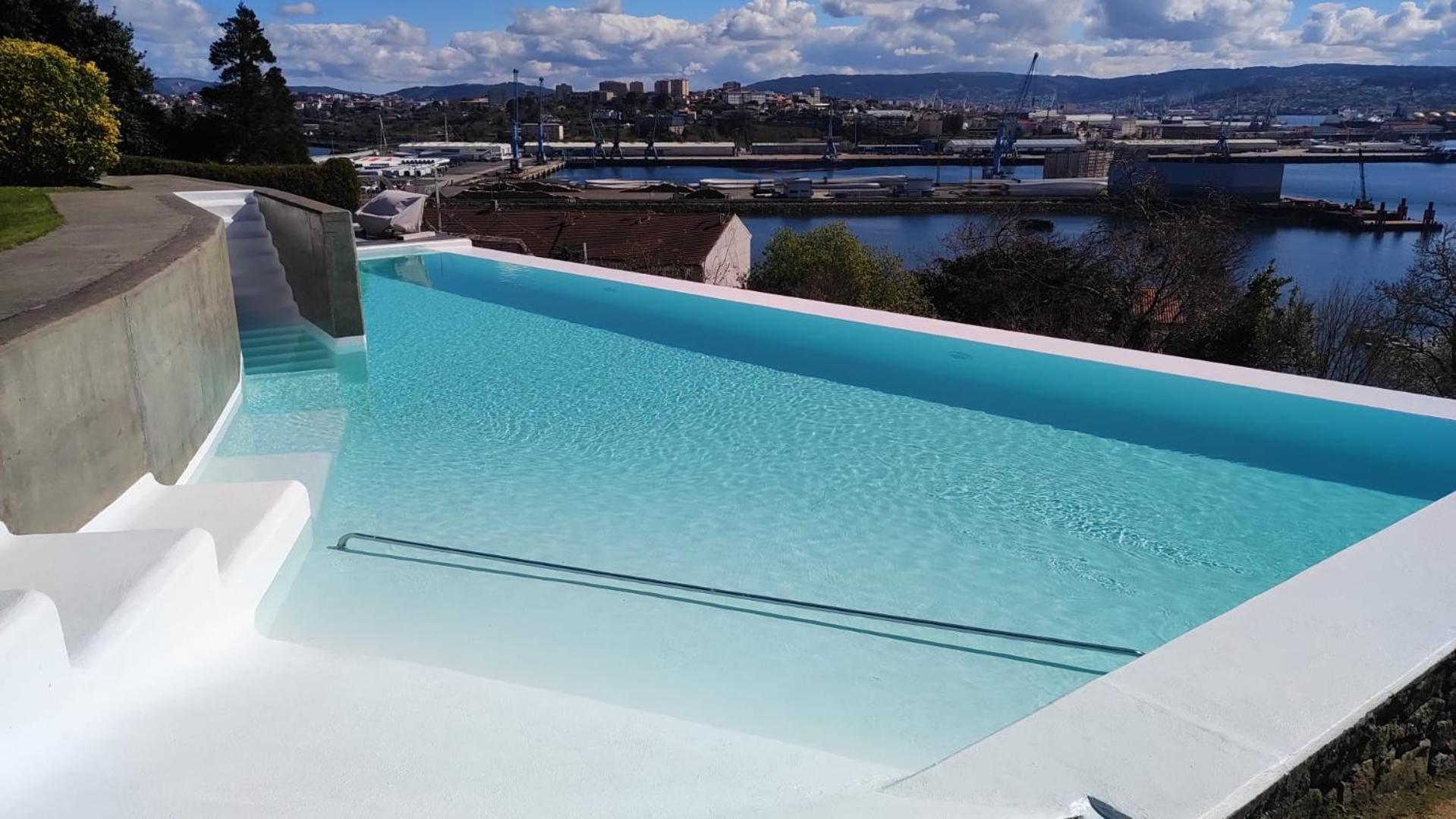 Apartamento con piscina y excelentes vistas Ferrol Exterior foto